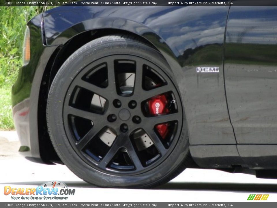 2006 Dodge Charger SRT-8 Brilliant Black Crystal Pearl / Dark Slate Gray/Light Slate Gray Photo #24