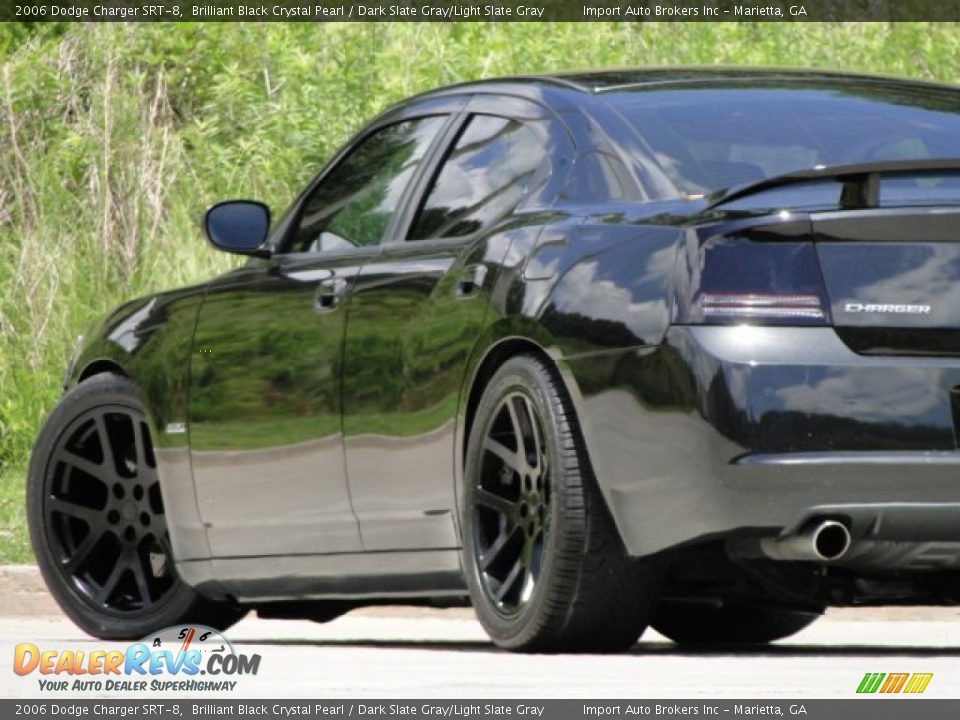 2006 Dodge Charger SRT-8 Brilliant Black Crystal Pearl / Dark Slate Gray/Light Slate Gray Photo #25