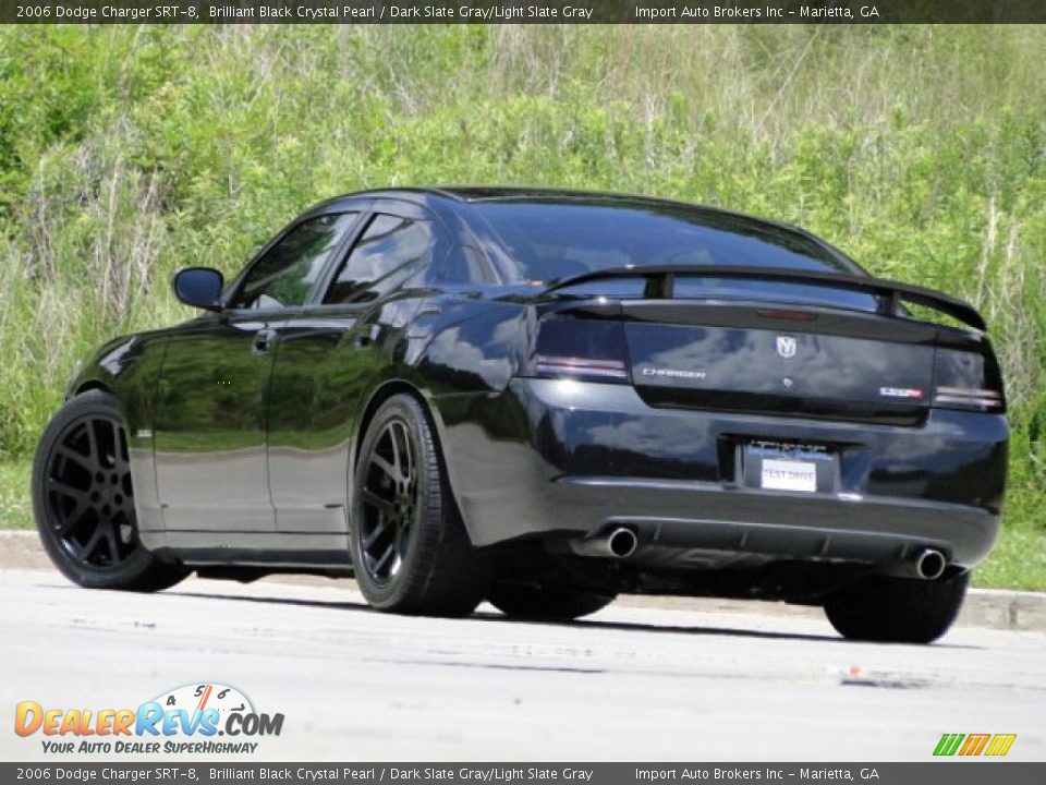 2006 Dodge Charger SRT-8 Brilliant Black Crystal Pearl / Dark Slate Gray/Light Slate Gray Photo #26