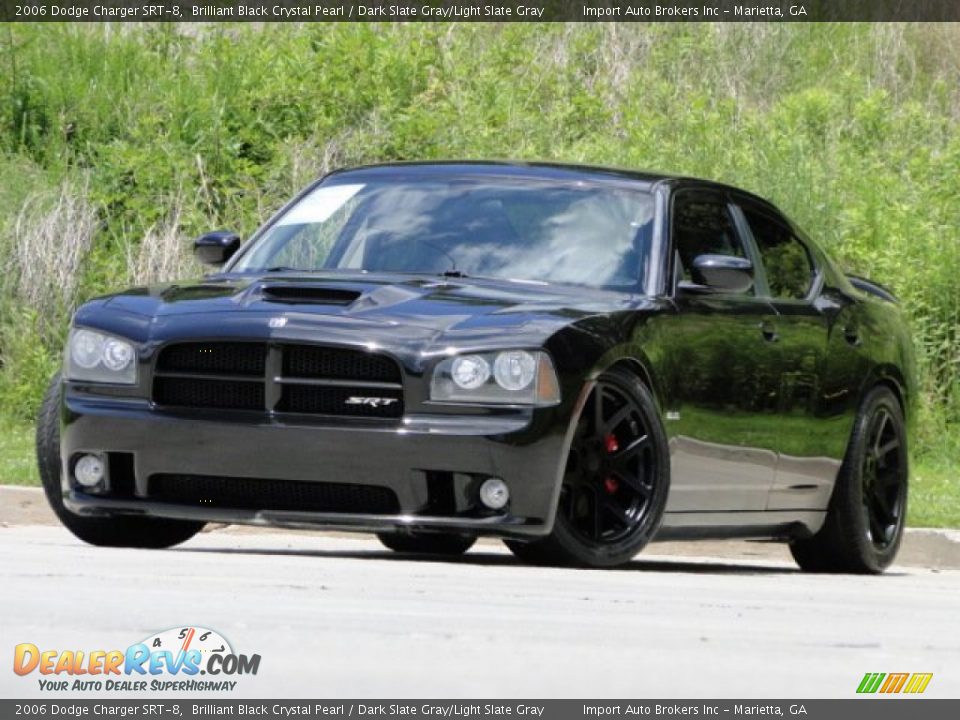 2006 Dodge Charger SRT-8 Brilliant Black Crystal Pearl / Dark Slate Gray/Light Slate Gray Photo #29