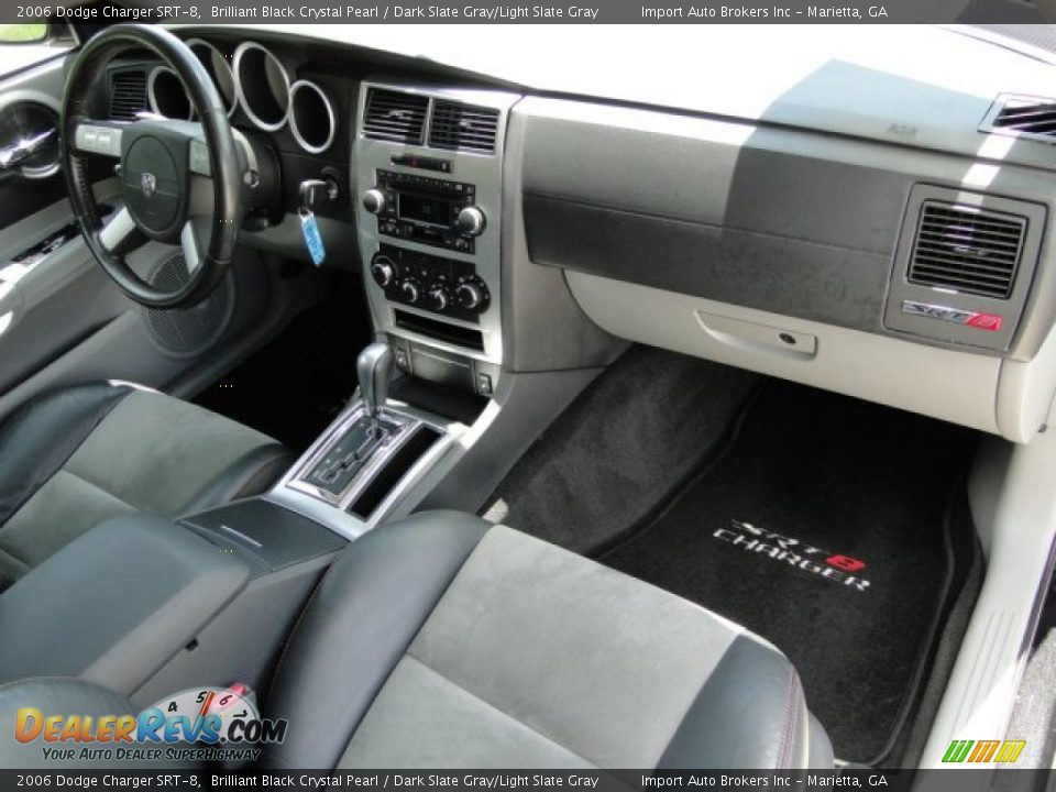 2006 Dodge Charger SRT-8 Brilliant Black Crystal Pearl / Dark Slate Gray/Light Slate Gray Photo #35