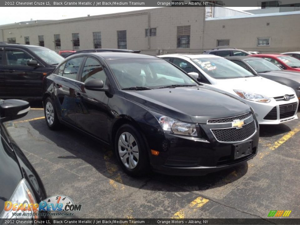 2012 Chevrolet Cruze LS Black Granite Metallic / Jet Black/Medium Titanium Photo #2