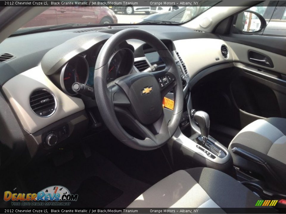2012 Chevrolet Cruze LS Black Granite Metallic / Jet Black/Medium Titanium Photo #3