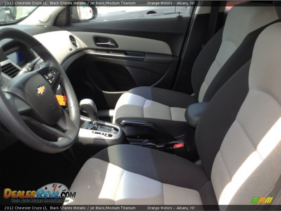 2012 Chevrolet Cruze LS Black Granite Metallic / Jet Black/Medium Titanium Photo #4