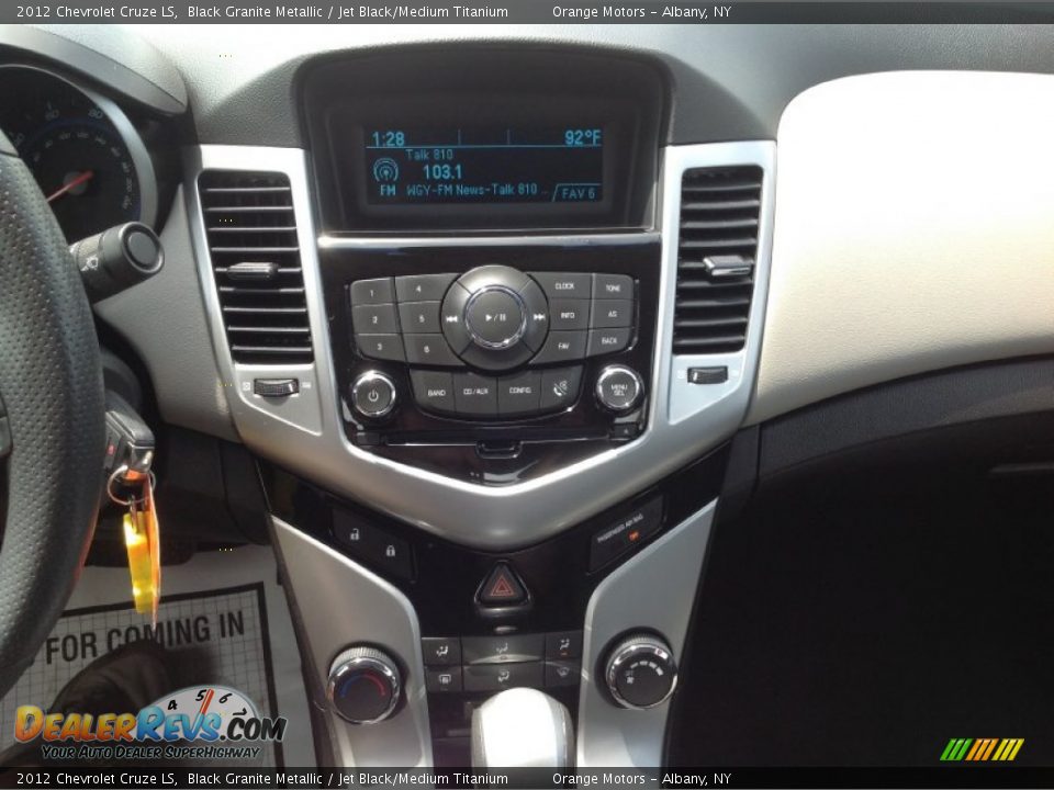 2012 Chevrolet Cruze LS Black Granite Metallic / Jet Black/Medium Titanium Photo #6