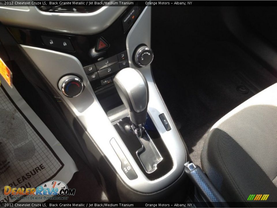 2012 Chevrolet Cruze LS Black Granite Metallic / Jet Black/Medium Titanium Photo #7