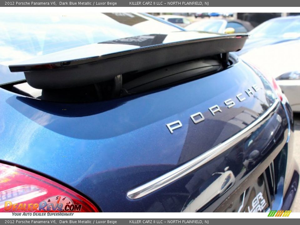 2012 Porsche Panamera V6 Dark Blue Metallic / Luxor Beige Photo #33