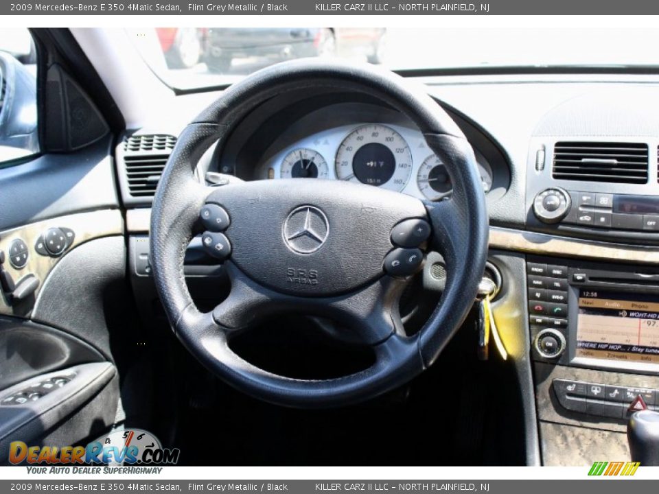 2009 Mercedes-Benz E 350 4Matic Sedan Steering Wheel Photo #16
