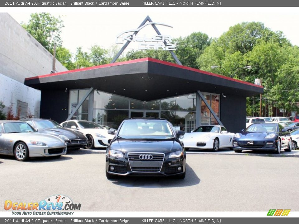 2011 Audi A4 2.0T quattro Sedan Brilliant Black / Cardamom Beige Photo #2