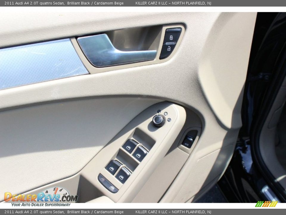 2011 Audi A4 2.0T quattro Sedan Brilliant Black / Cardamom Beige Photo #12