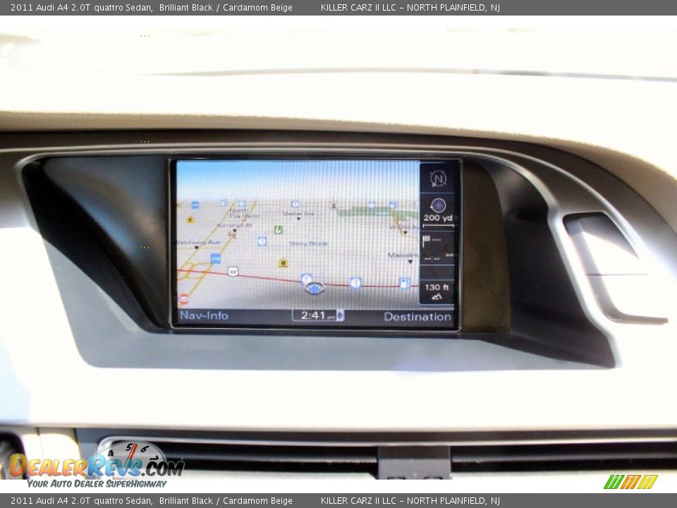 2011 Audi A4 2.0T quattro Sedan Brilliant Black / Cardamom Beige Photo #17