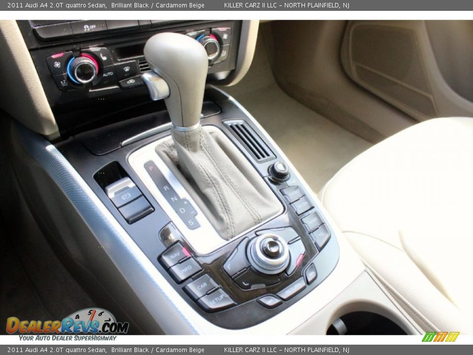 2011 Audi A4 2.0T quattro Sedan Brilliant Black / Cardamom Beige Photo #20