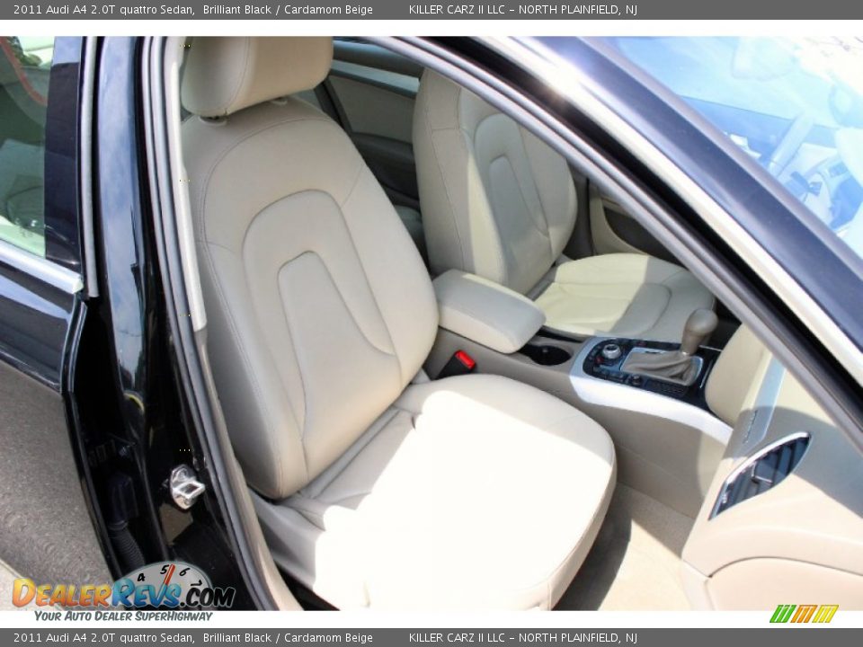 2011 Audi A4 2.0T quattro Sedan Brilliant Black / Cardamom Beige Photo #21