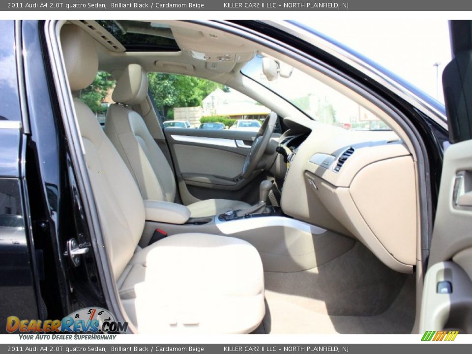 2011 Audi A4 2.0T quattro Sedan Brilliant Black / Cardamom Beige Photo #22