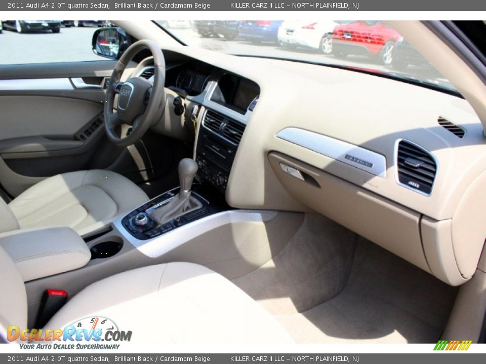 2011 Audi A4 2.0T quattro Sedan Brilliant Black / Cardamom Beige Photo #23