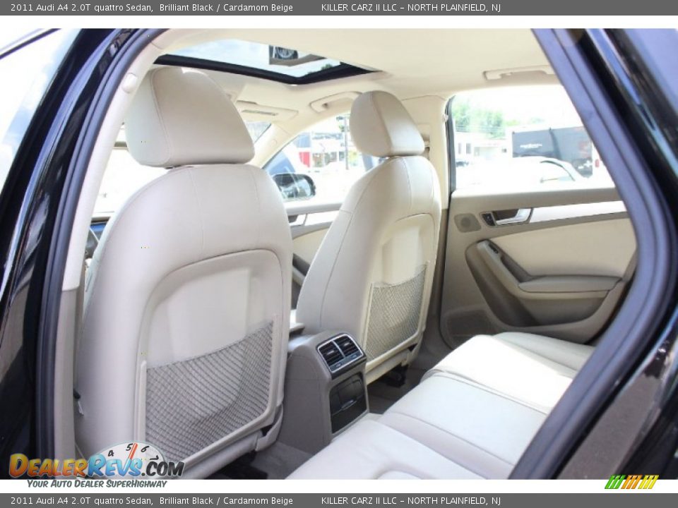 2011 Audi A4 2.0T quattro Sedan Brilliant Black / Cardamom Beige Photo #26