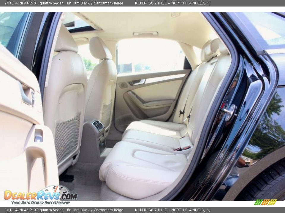2011 Audi A4 2.0T quattro Sedan Brilliant Black / Cardamom Beige Photo #27