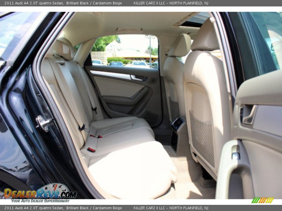 2011 Audi A4 2.0T quattro Sedan Brilliant Black / Cardamom Beige Photo #28