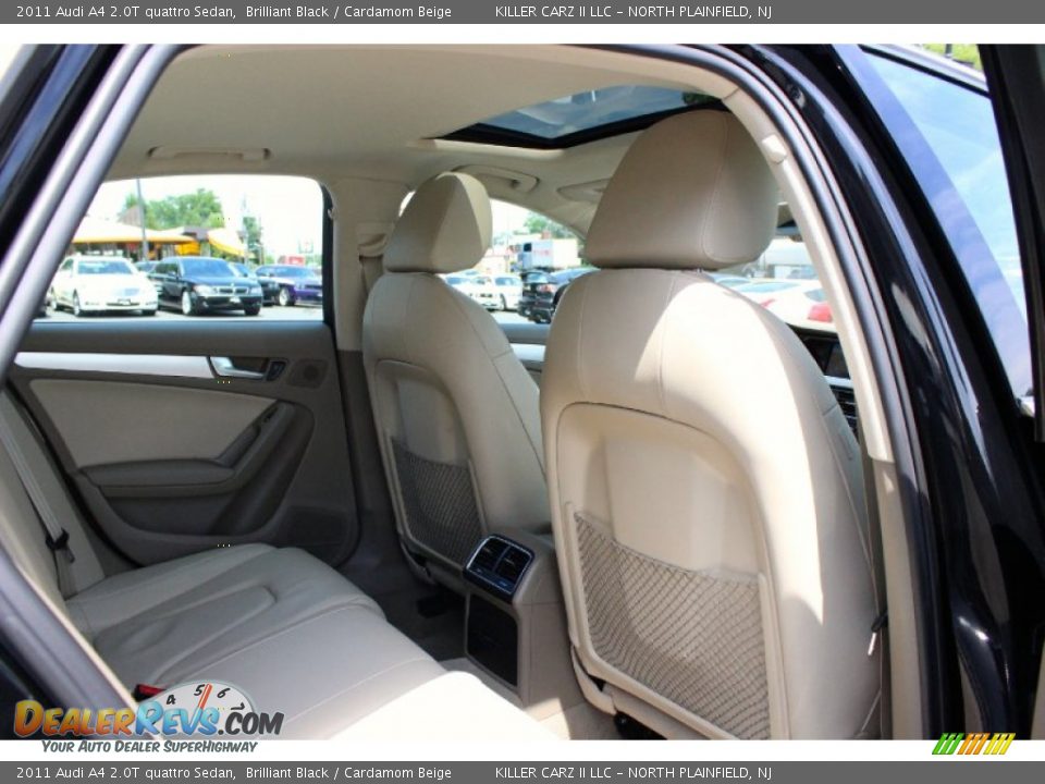 2011 Audi A4 2.0T quattro Sedan Brilliant Black / Cardamom Beige Photo #29