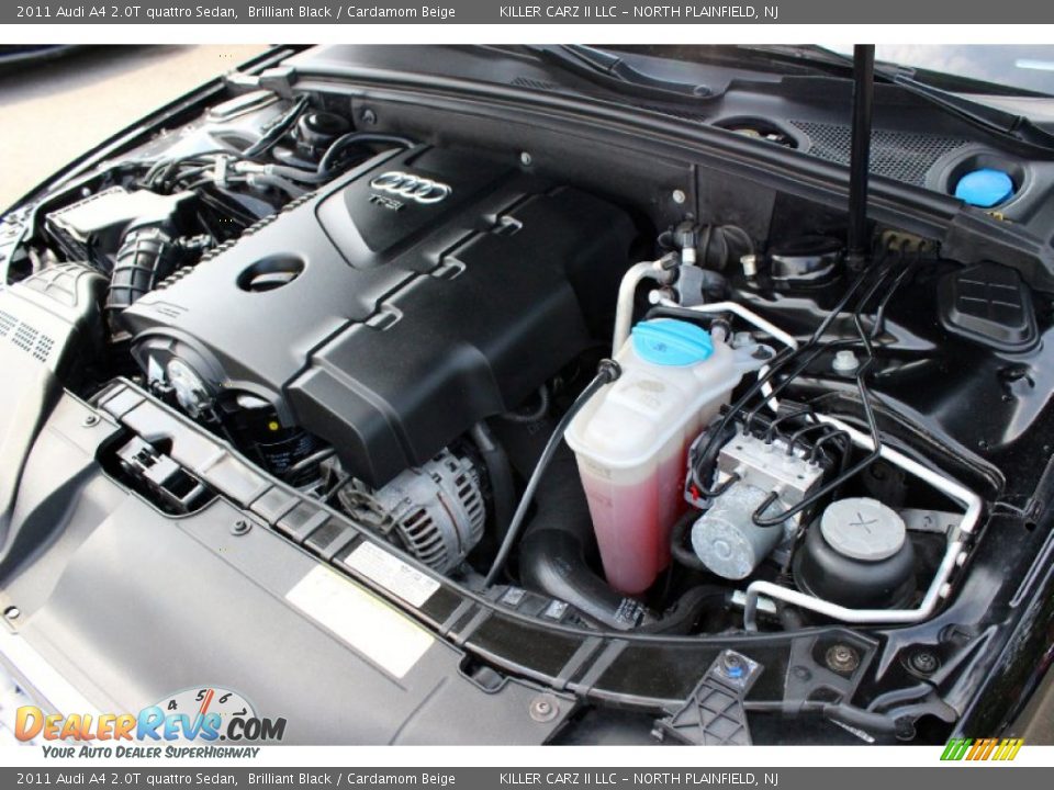 2011 Audi A4 2.0T quattro Sedan Brilliant Black / Cardamom Beige Photo #31