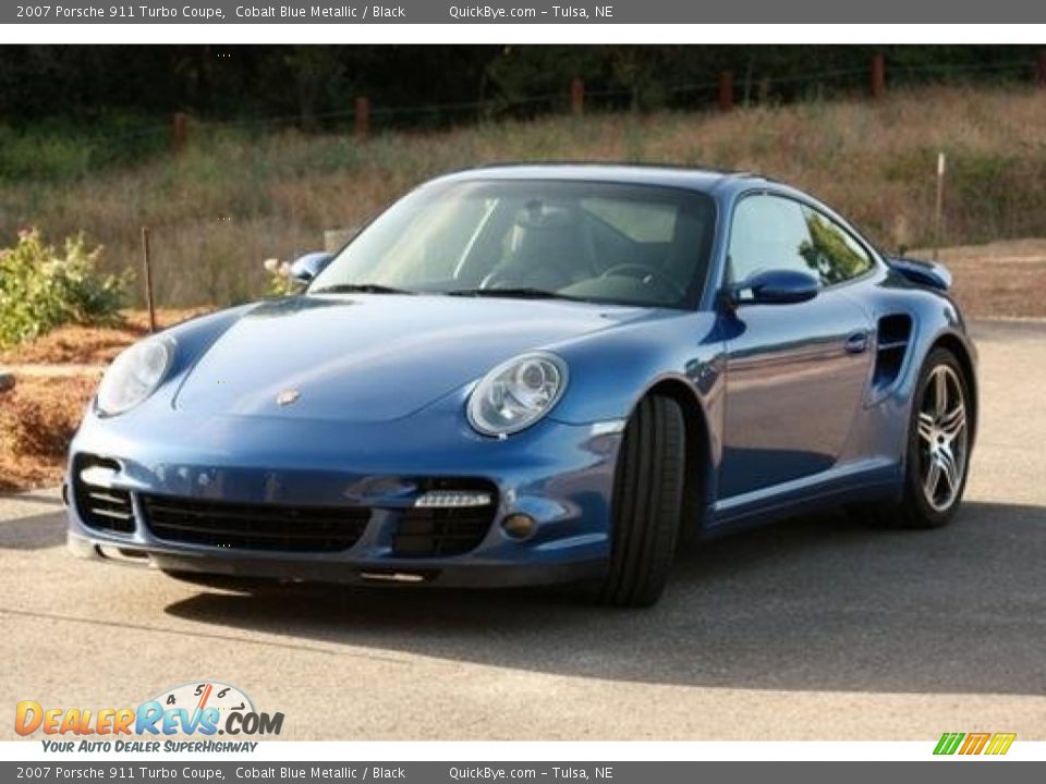 2007 Porsche 911 Turbo Coupe Cobalt Blue Metallic / Black Photo #1