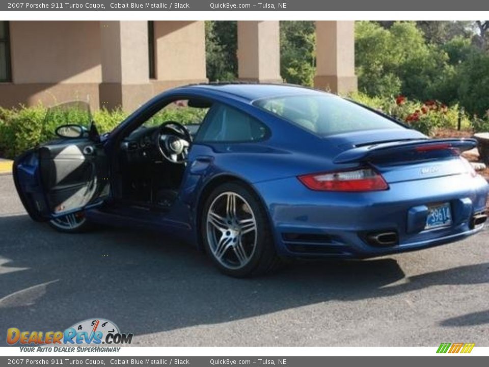 2007 Porsche 911 Turbo Coupe Cobalt Blue Metallic / Black Photo #5