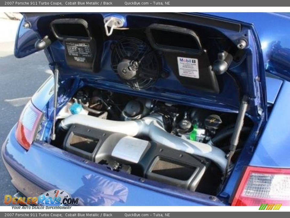 2007 Porsche 911 Turbo Coupe 3.6 Liter Twin-Turbocharged DOHC 24V VarioCam Flat 6 Cylinder Engine Photo #9