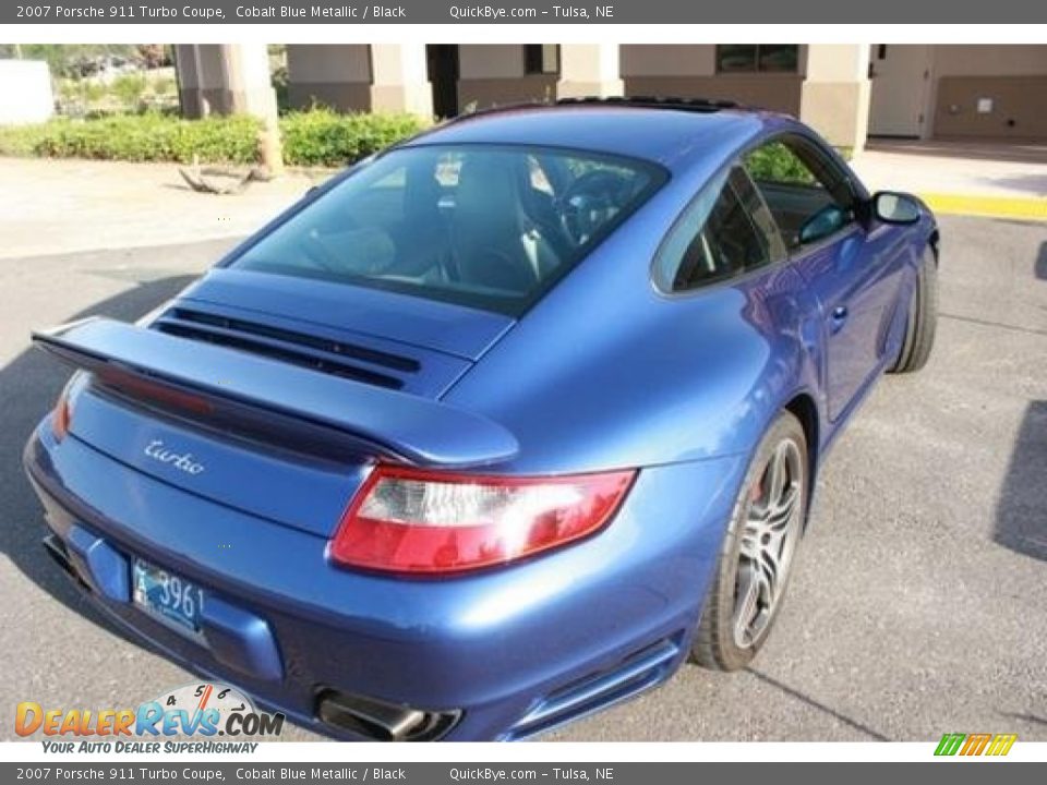 2007 Porsche 911 Turbo Coupe Cobalt Blue Metallic / Black Photo #10