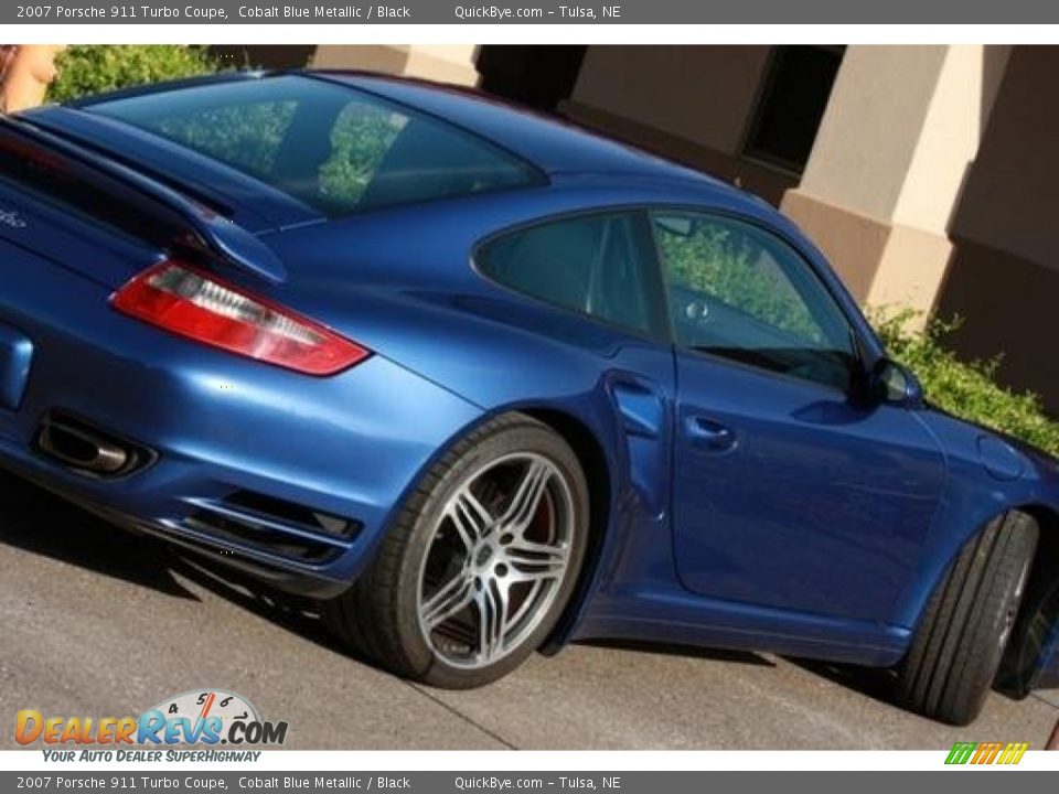 2007 Porsche 911 Turbo Coupe Cobalt Blue Metallic / Black Photo #11