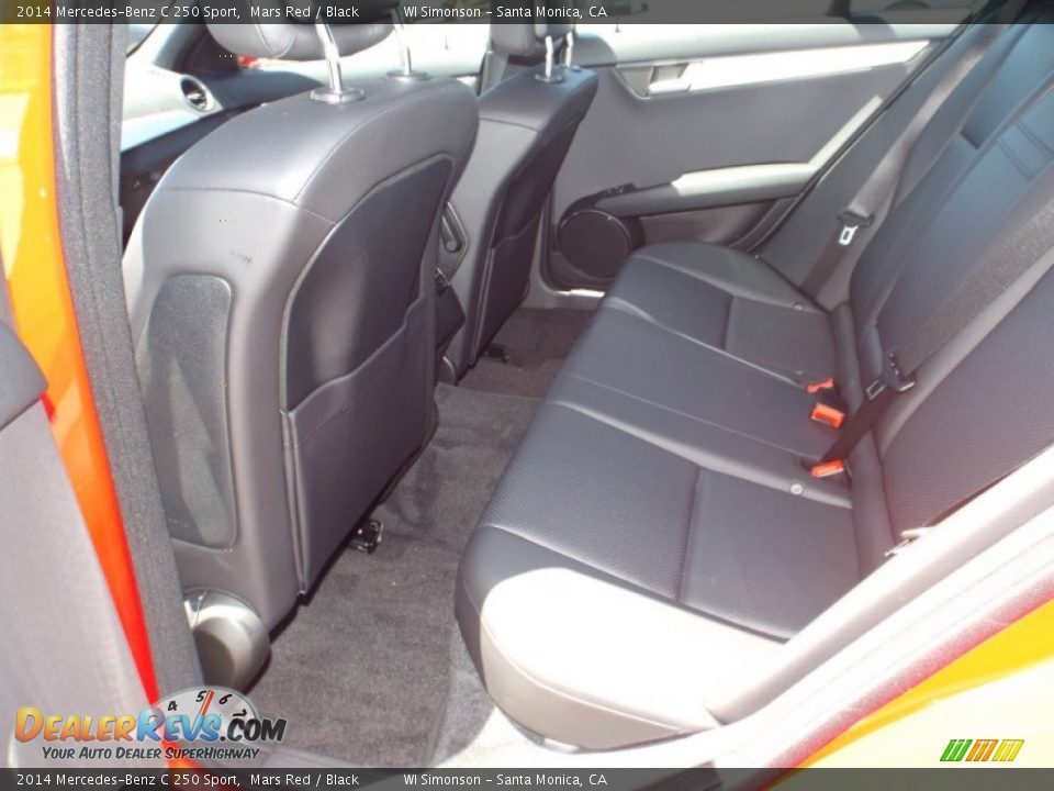 2014 Mercedes-Benz C 250 Sport Mars Red / Black Photo #8