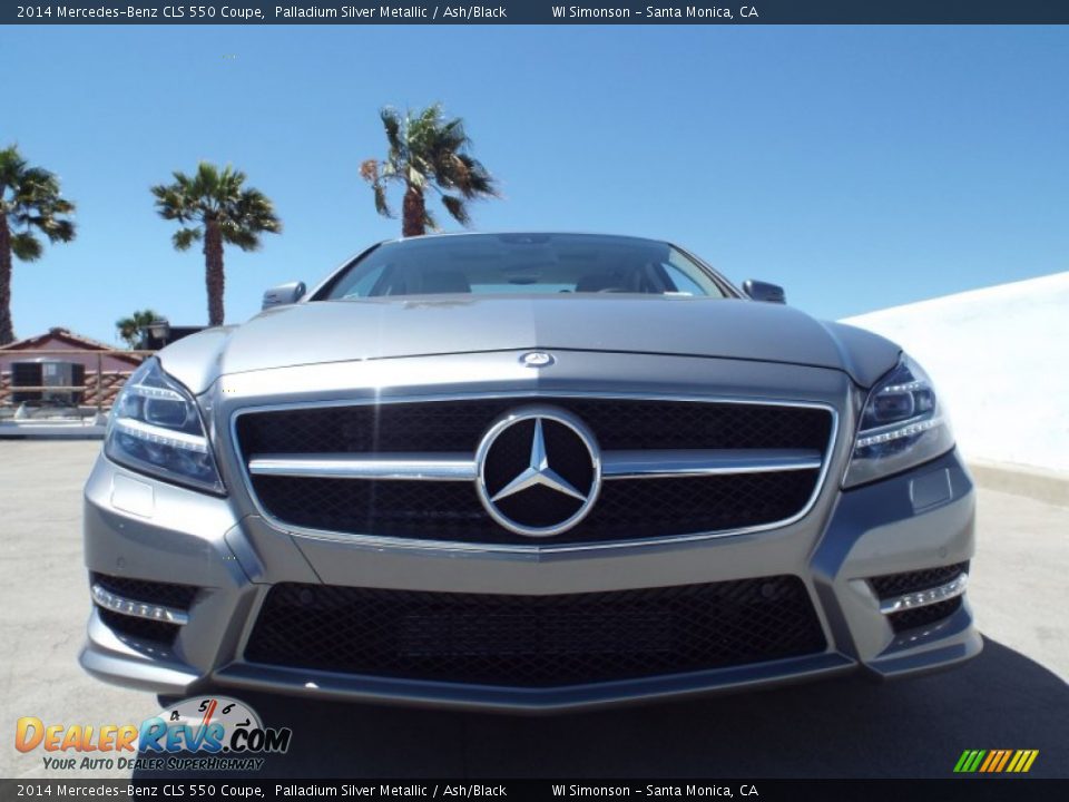2014 Mercedes-Benz CLS 550 Coupe Palladium Silver Metallic / Ash/Black Photo #2