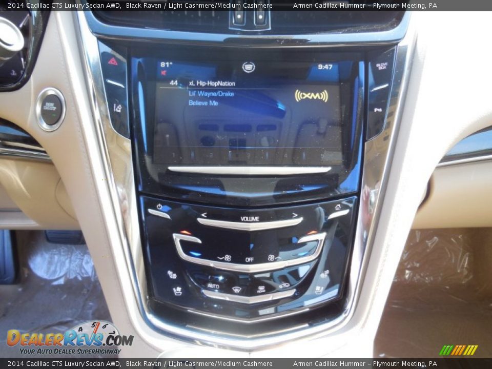 2014 Cadillac CTS Luxury Sedan AWD Black Raven / Light Cashmere/Medium Cashmere Photo #12