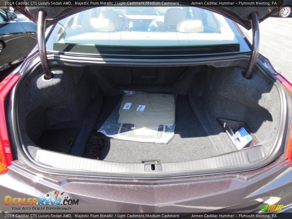 2014 Cadillac CTS Luxury Sedan AWD Majestic Plum Metallic / Light Cashmere/Medium Cashmere Photo #8