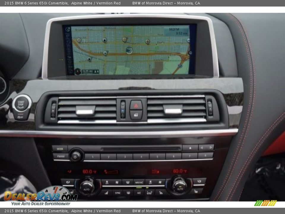Navigation of 2015 BMW 6 Series 650i Convertible Photo #8