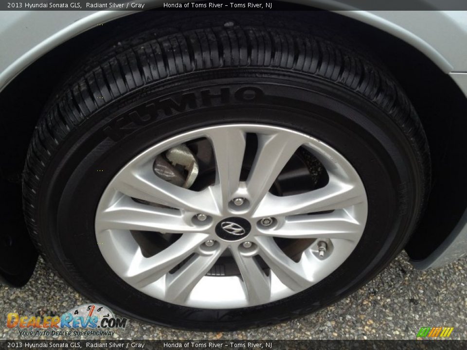 2013 Hyundai Sonata GLS Radiant Silver / Gray Photo #31