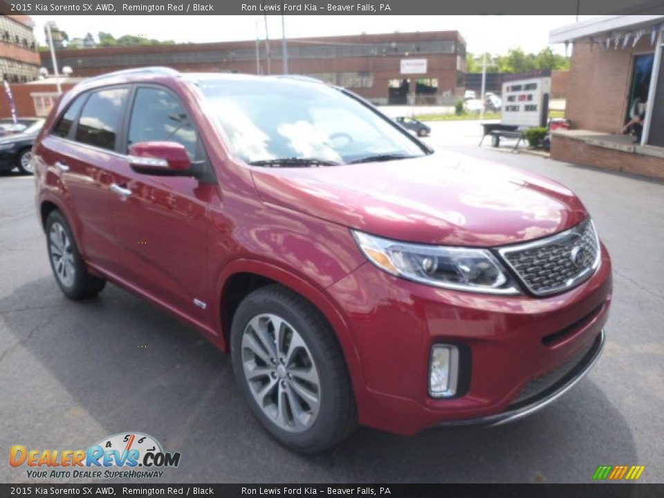 2015 Kia Sorento SX AWD Remington Red / Black Photo #2