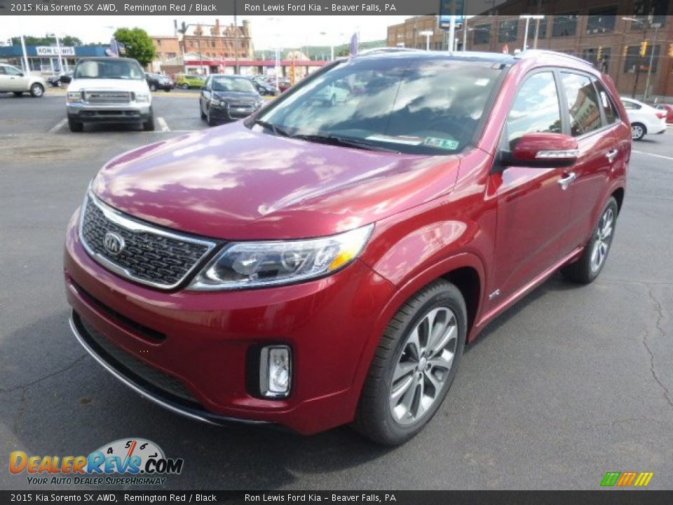 Front 3/4 View of 2015 Kia Sorento SX AWD Photo #4