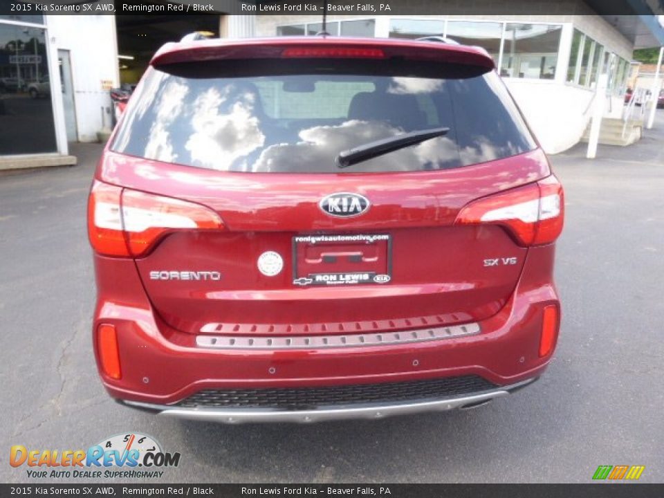 2015 Kia Sorento SX AWD Remington Red / Black Photo #7