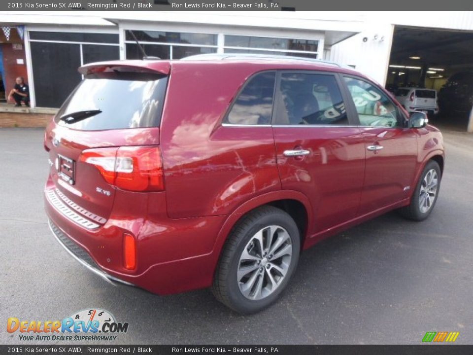 2015 Kia Sorento SX AWD Remington Red / Black Photo #8