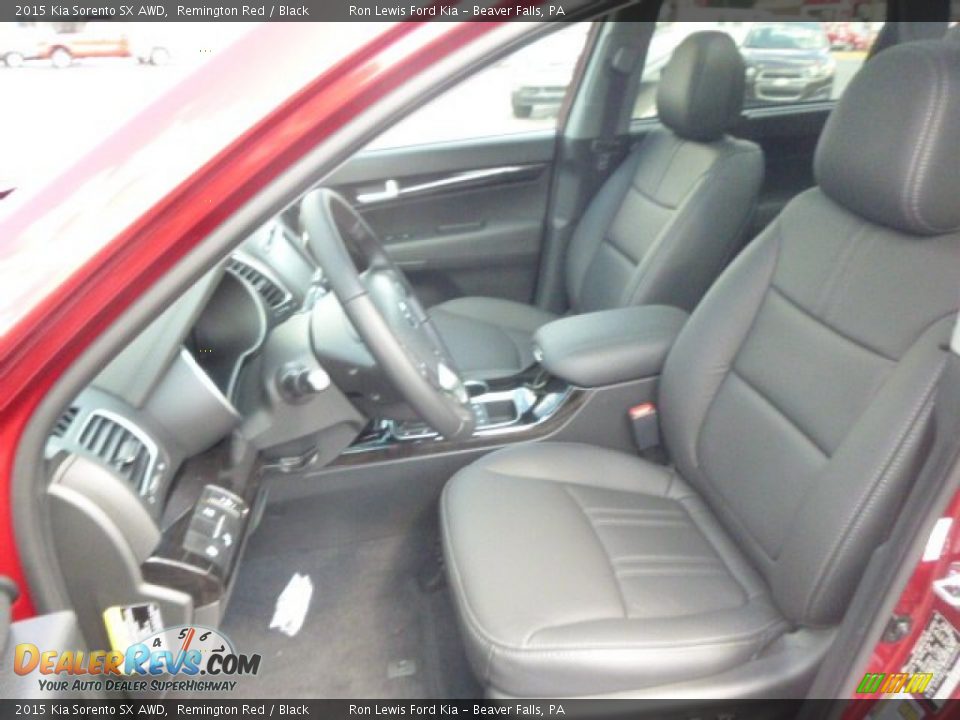 Front Seat of 2015 Kia Sorento SX AWD Photo #10