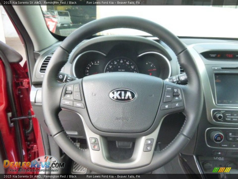 2015 Kia Sorento SX AWD Steering Wheel Photo #19