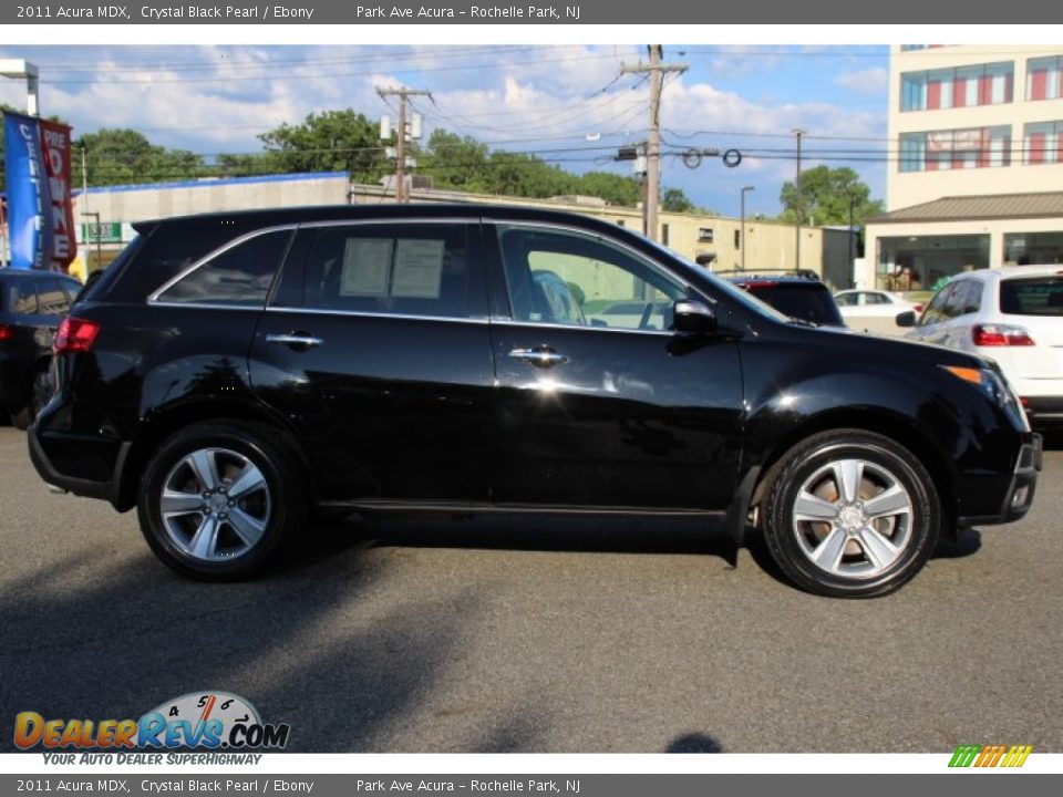 2011 Acura MDX Crystal Black Pearl / Ebony Photo #2