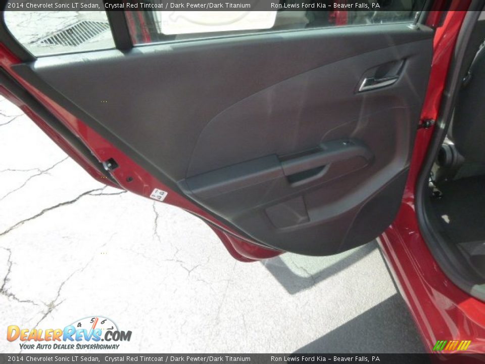 2014 Chevrolet Sonic LT Sedan Crystal Red Tintcoat / Dark Pewter/Dark Titanium Photo #13