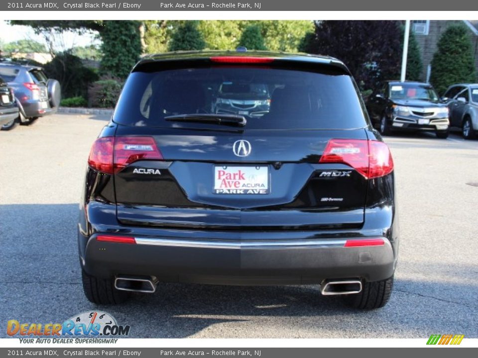 2011 Acura MDX Crystal Black Pearl / Ebony Photo #4