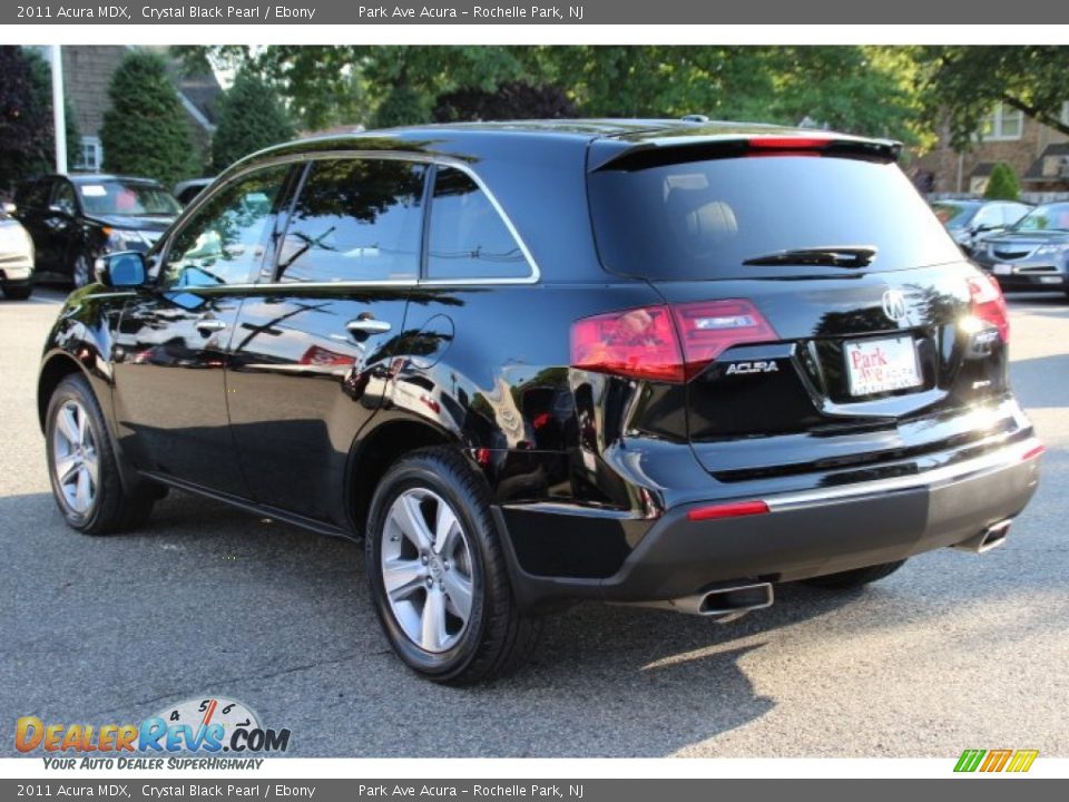 2011 Acura MDX Crystal Black Pearl / Ebony Photo #5