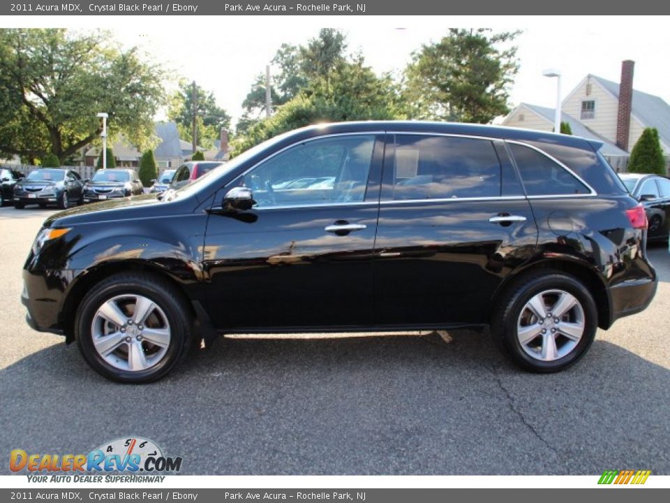 2011 Acura MDX Crystal Black Pearl / Ebony Photo #6
