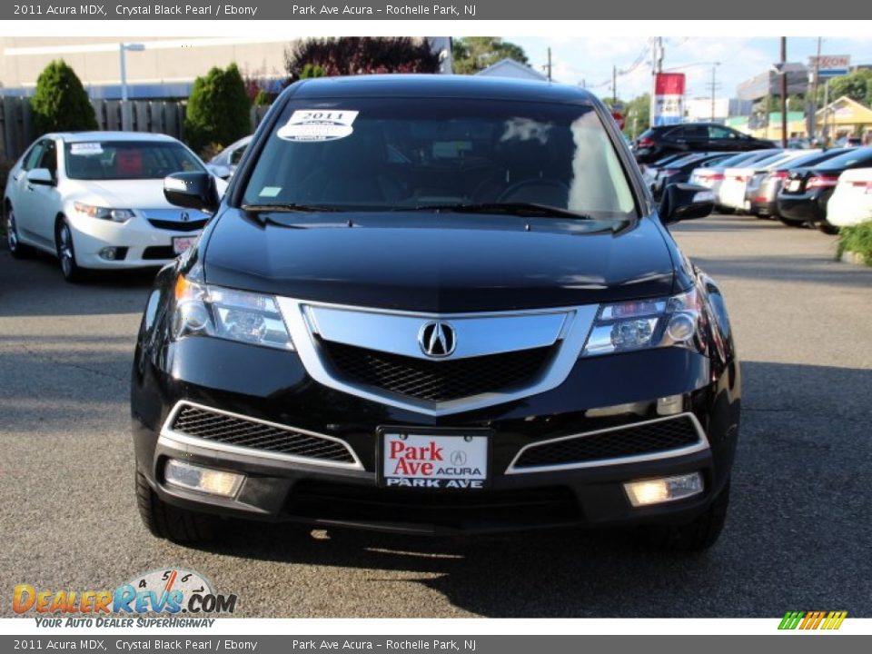 2011 Acura MDX Crystal Black Pearl / Ebony Photo #8