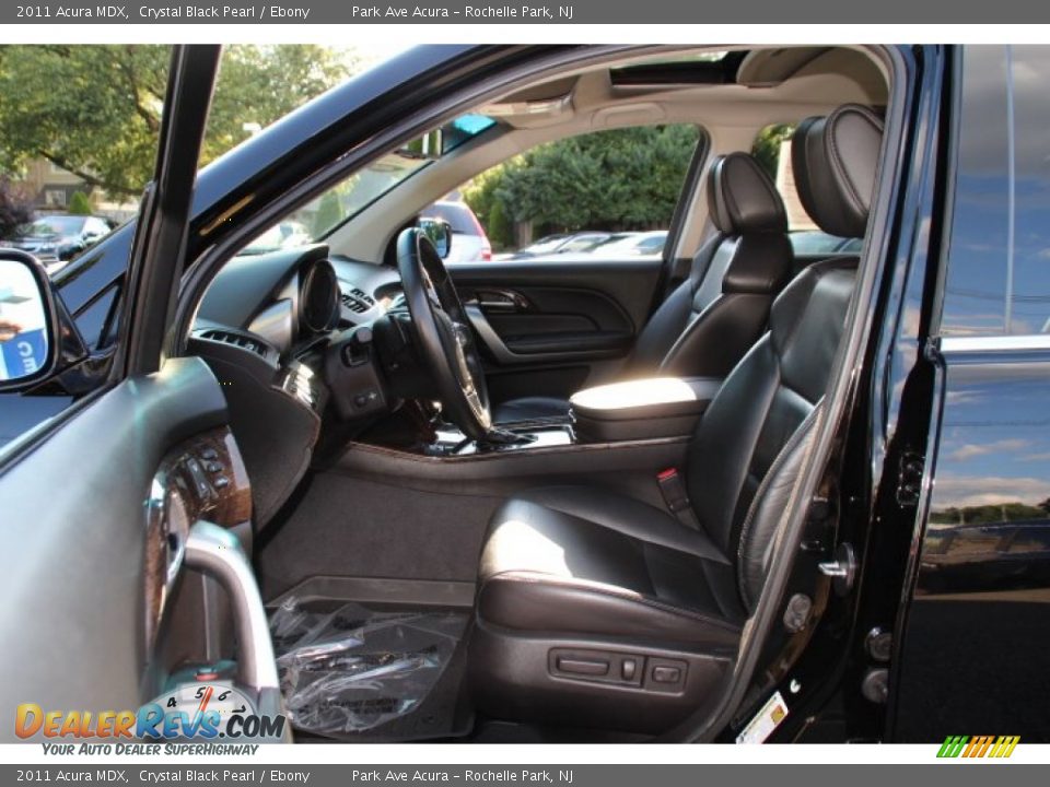 2011 Acura MDX Crystal Black Pearl / Ebony Photo #11