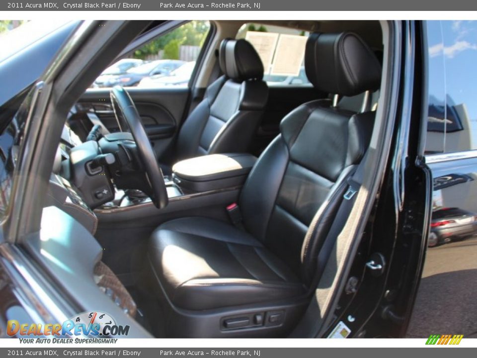 2011 Acura MDX Crystal Black Pearl / Ebony Photo #12