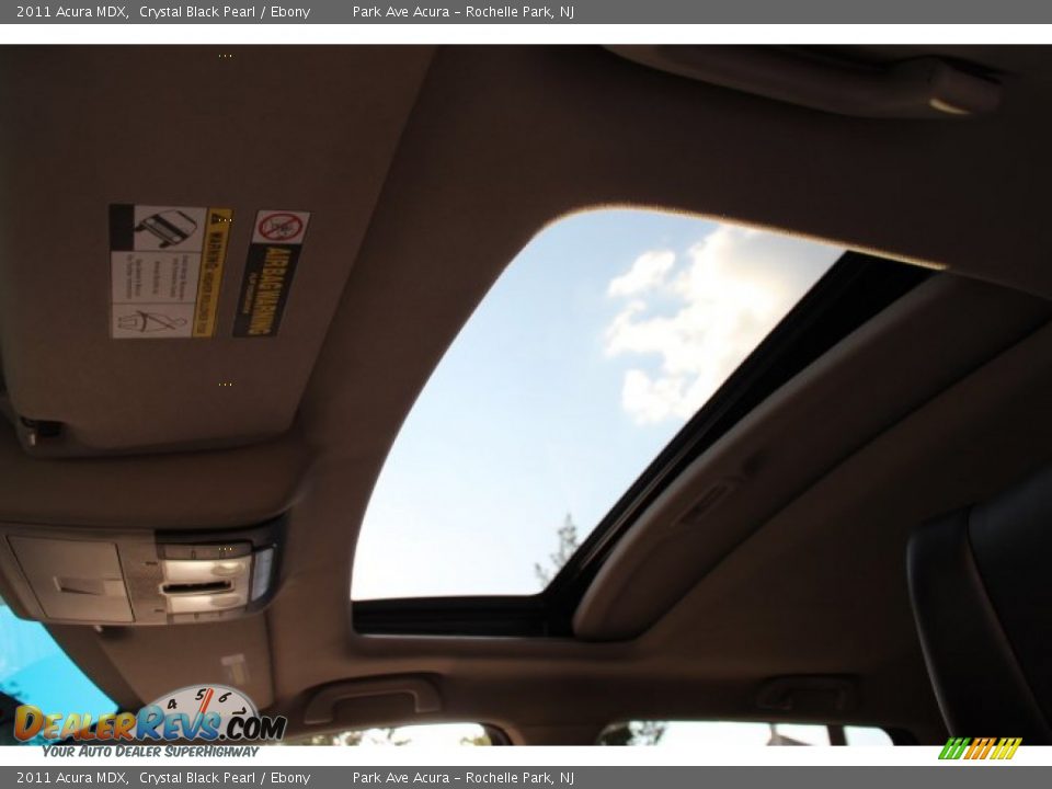 2011 Acura MDX Crystal Black Pearl / Ebony Photo #13
